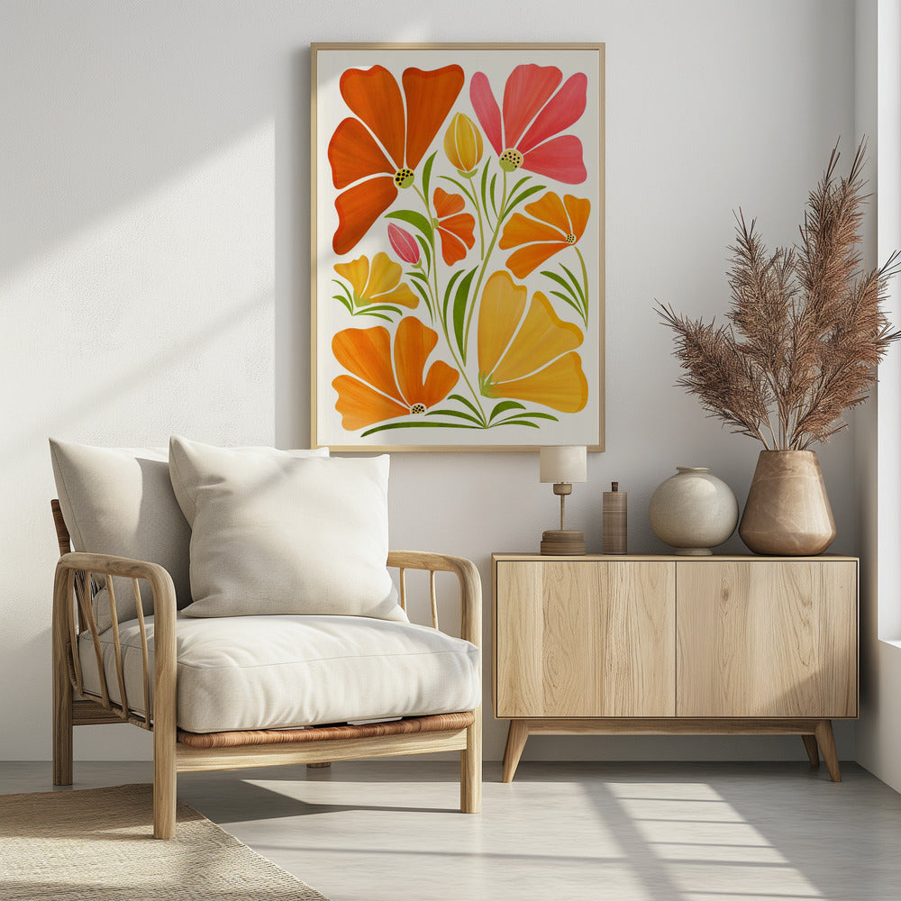 Lentebloemen | Poster
