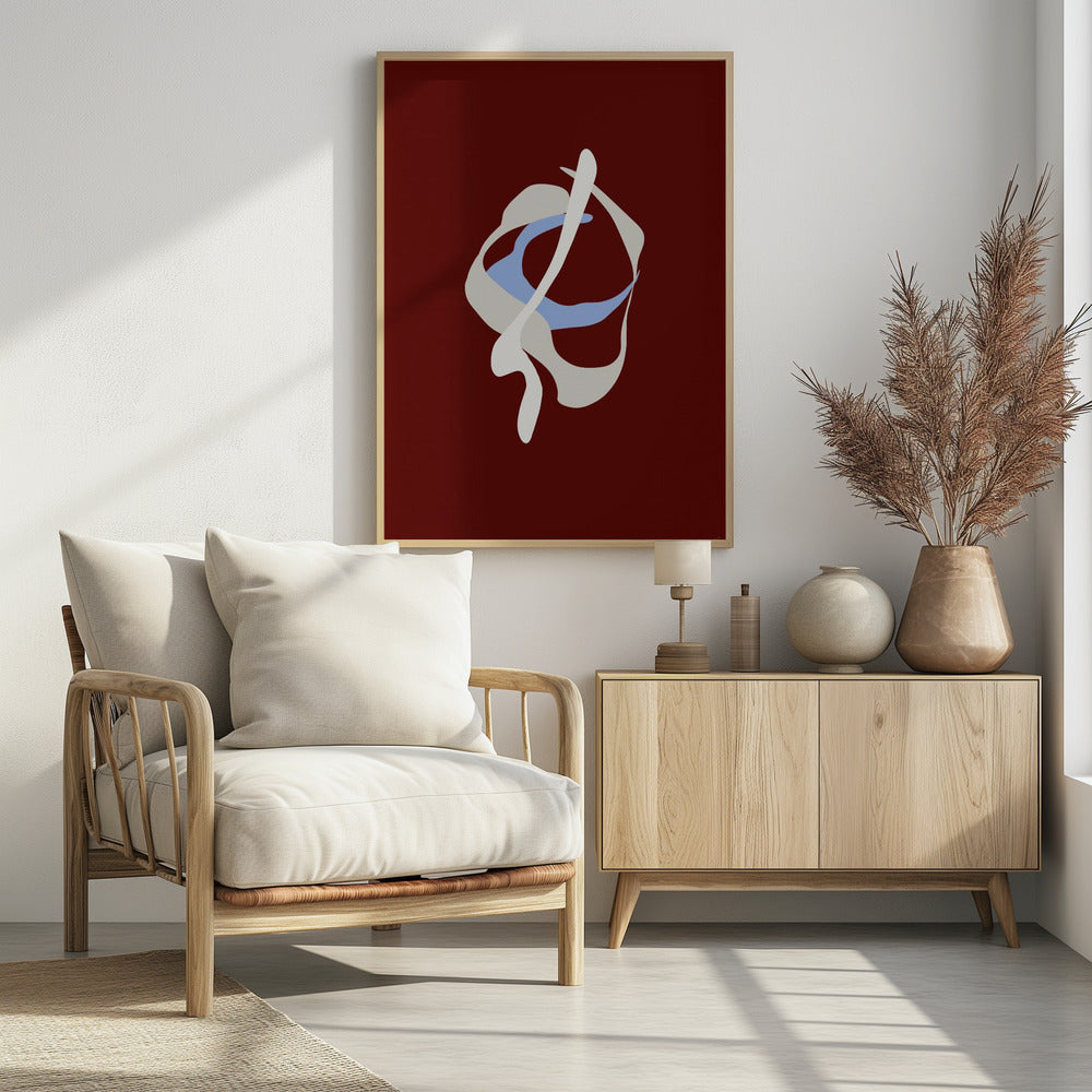 Dart red abstract | Poster