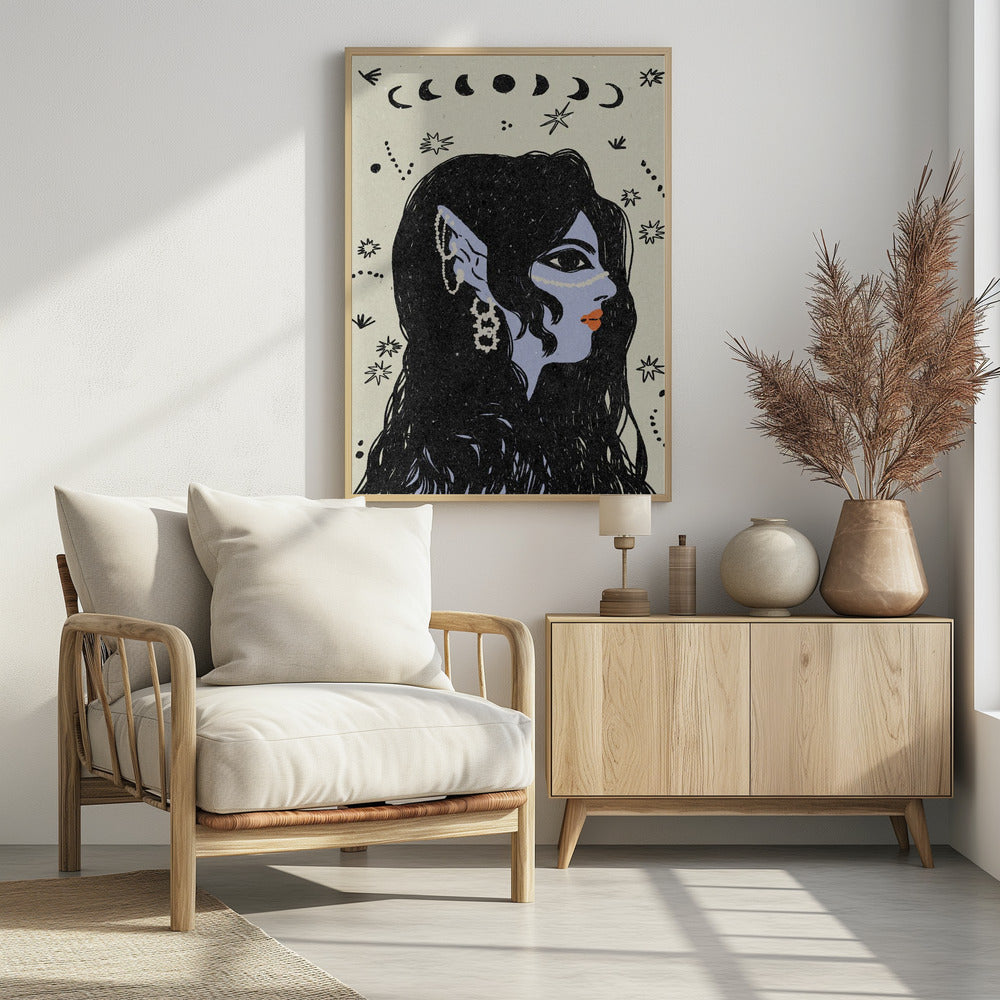 Portret van een zeemeermin | Poster
