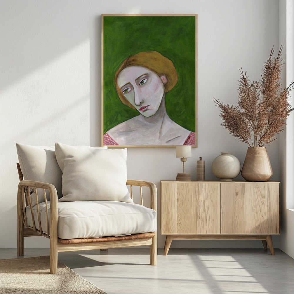 Lady looking down | Poster