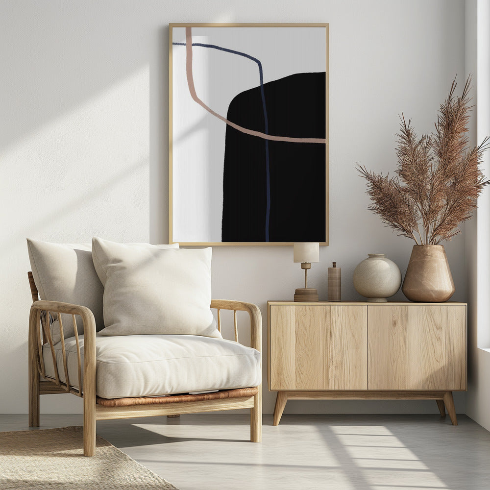 Curved Lines Harmony | Poster