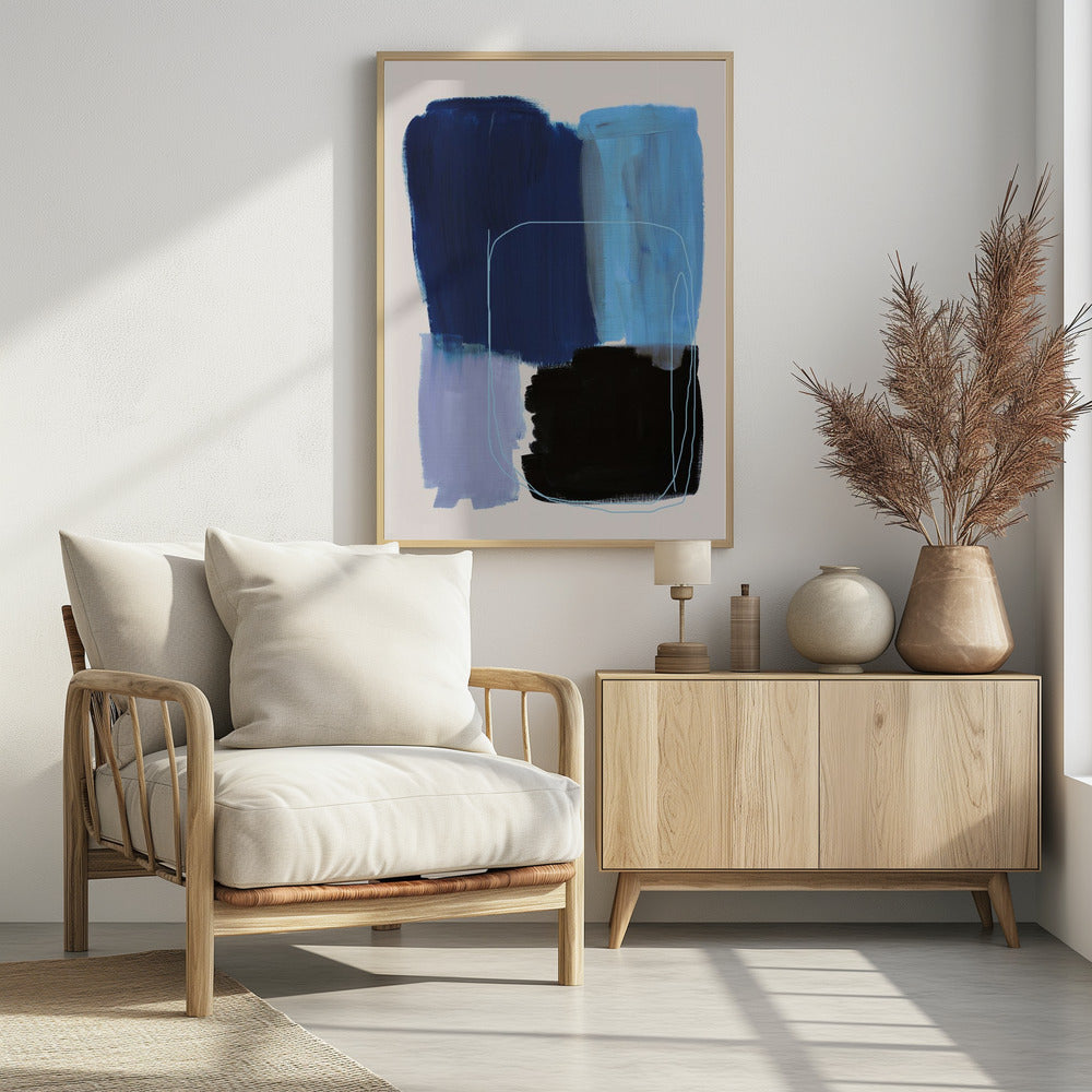 Abstract Brush Strokes 120x | Poster