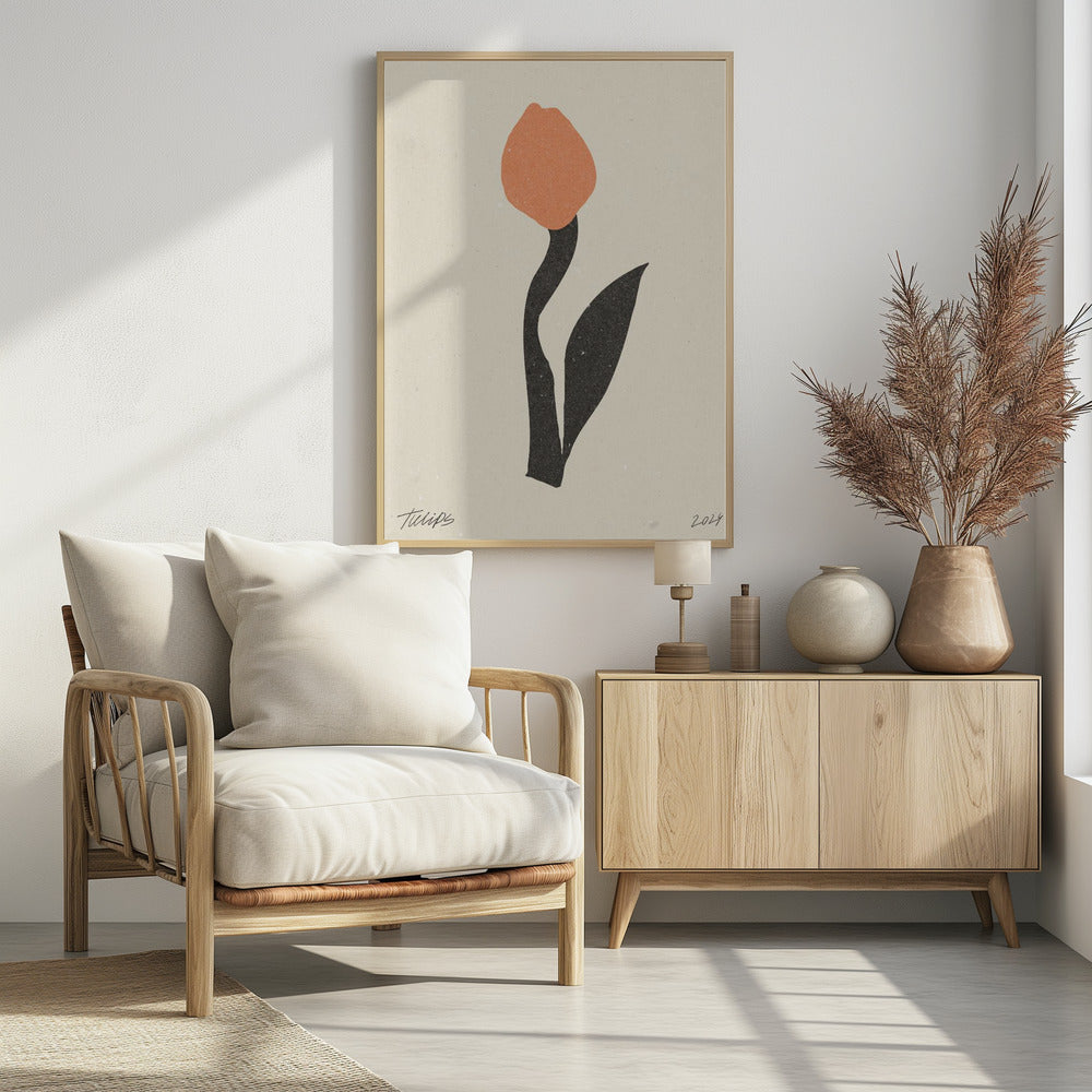 Moderne Bloem 01 | Poster