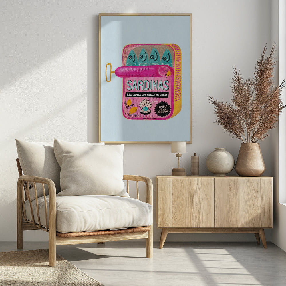 Sardientjesblikje | Poster