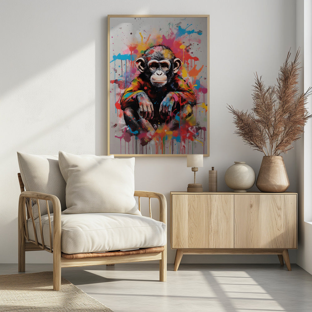 Monkey Pop Art | Poster