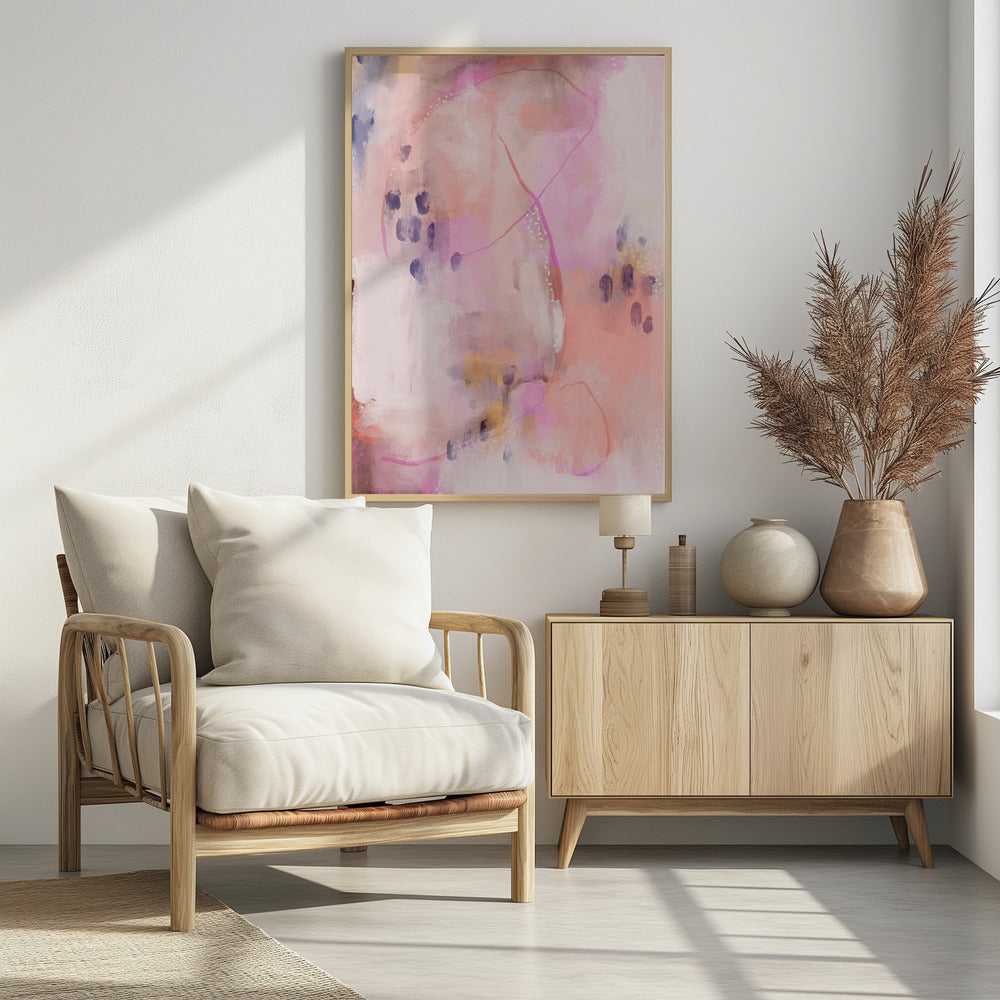Pastel Fluisteringen | Poster