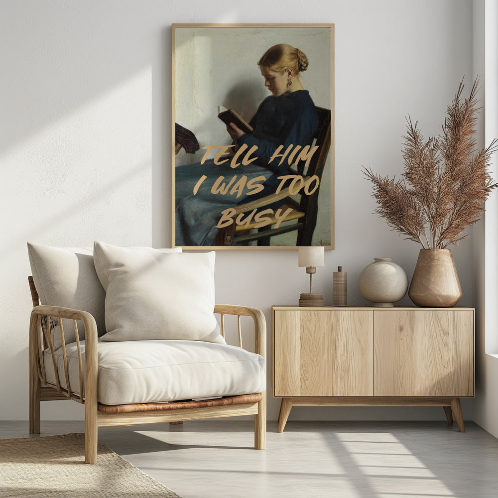 Zeg hem dat ik het te druk had | Poster