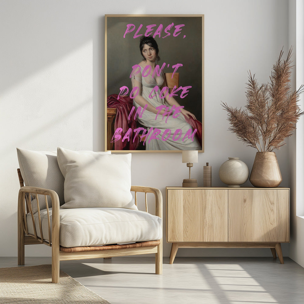 Drink alsjeblieft geen cola op het toilet | Poster