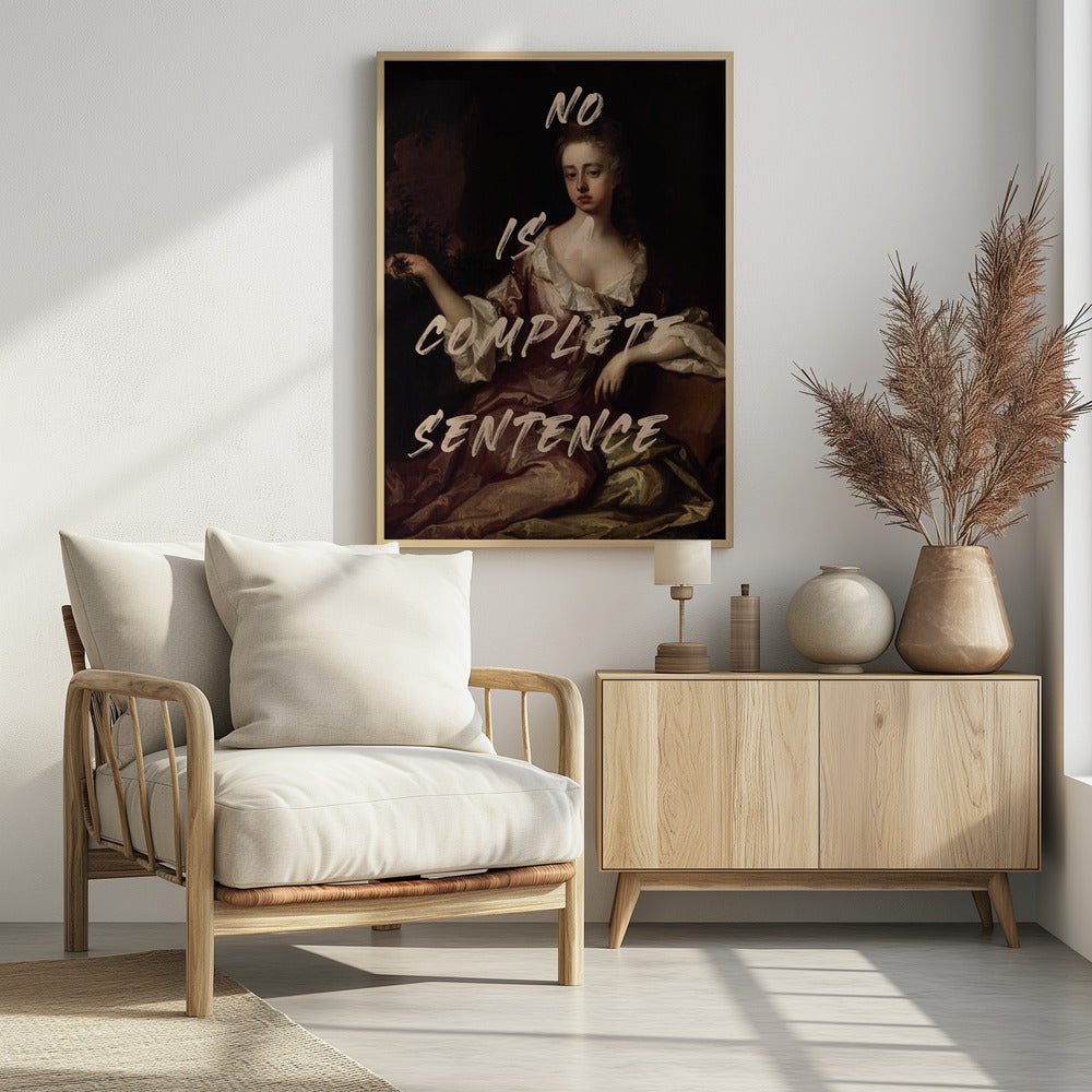 Nee is een complete zin | Poster