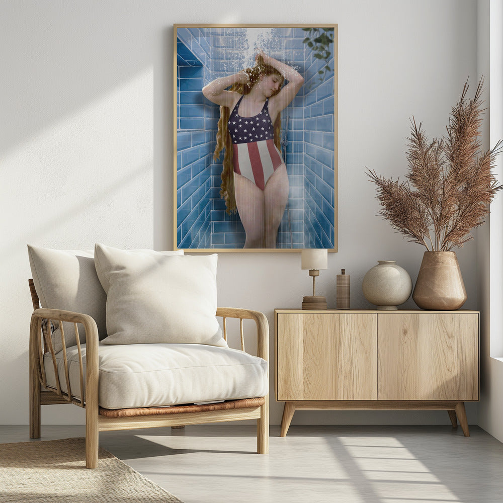 Beauty In Shower | Poster