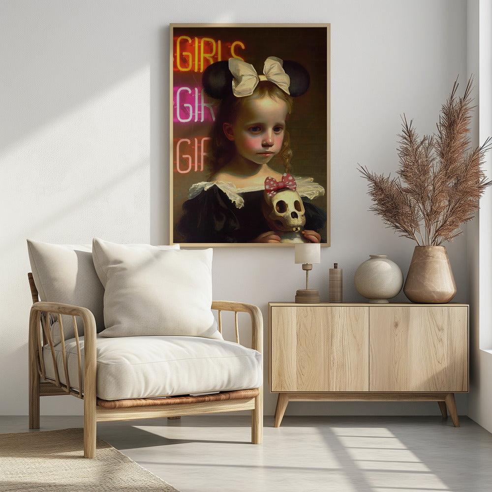Meisjes willen gewoon plezier hebben | Poster
