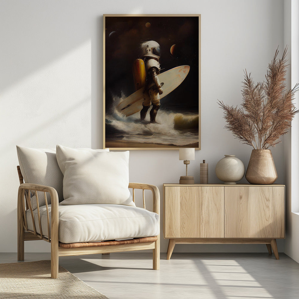 Mijn Space Surfing Dag | Poster