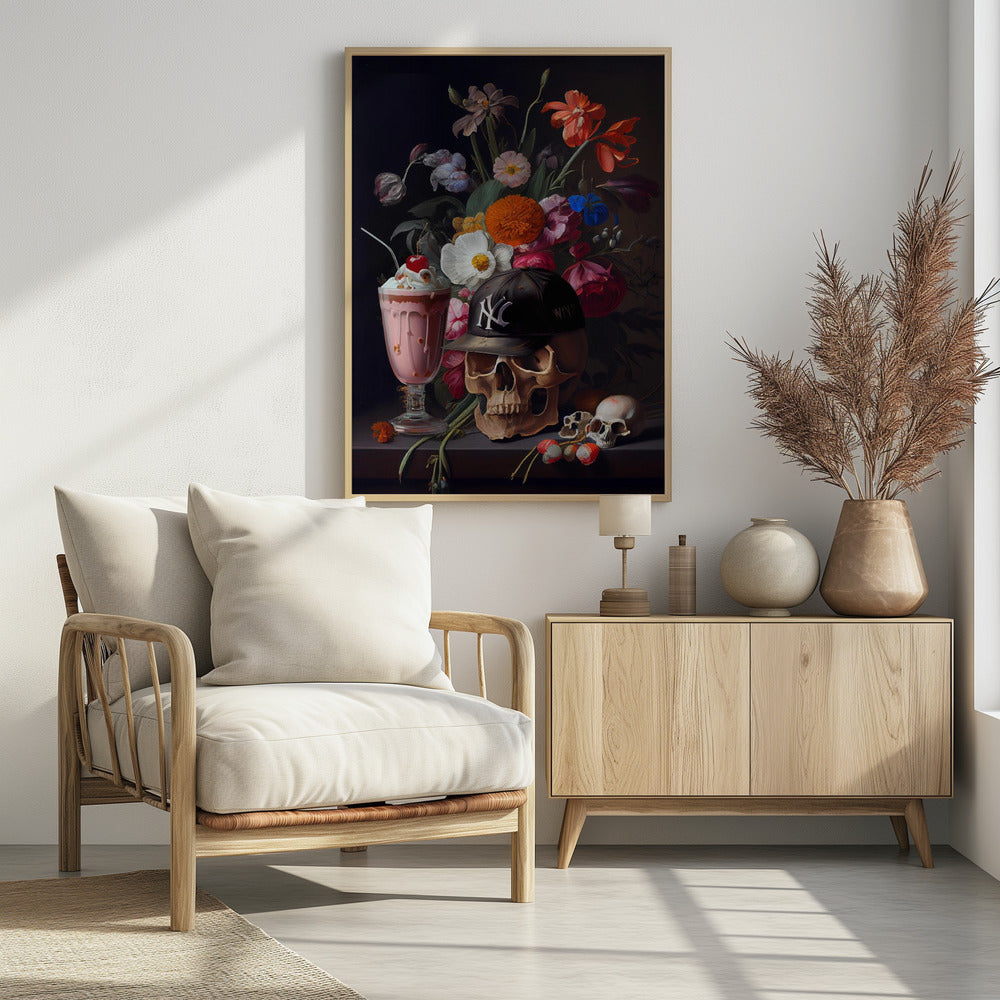 Schedelstilleven | Poster
