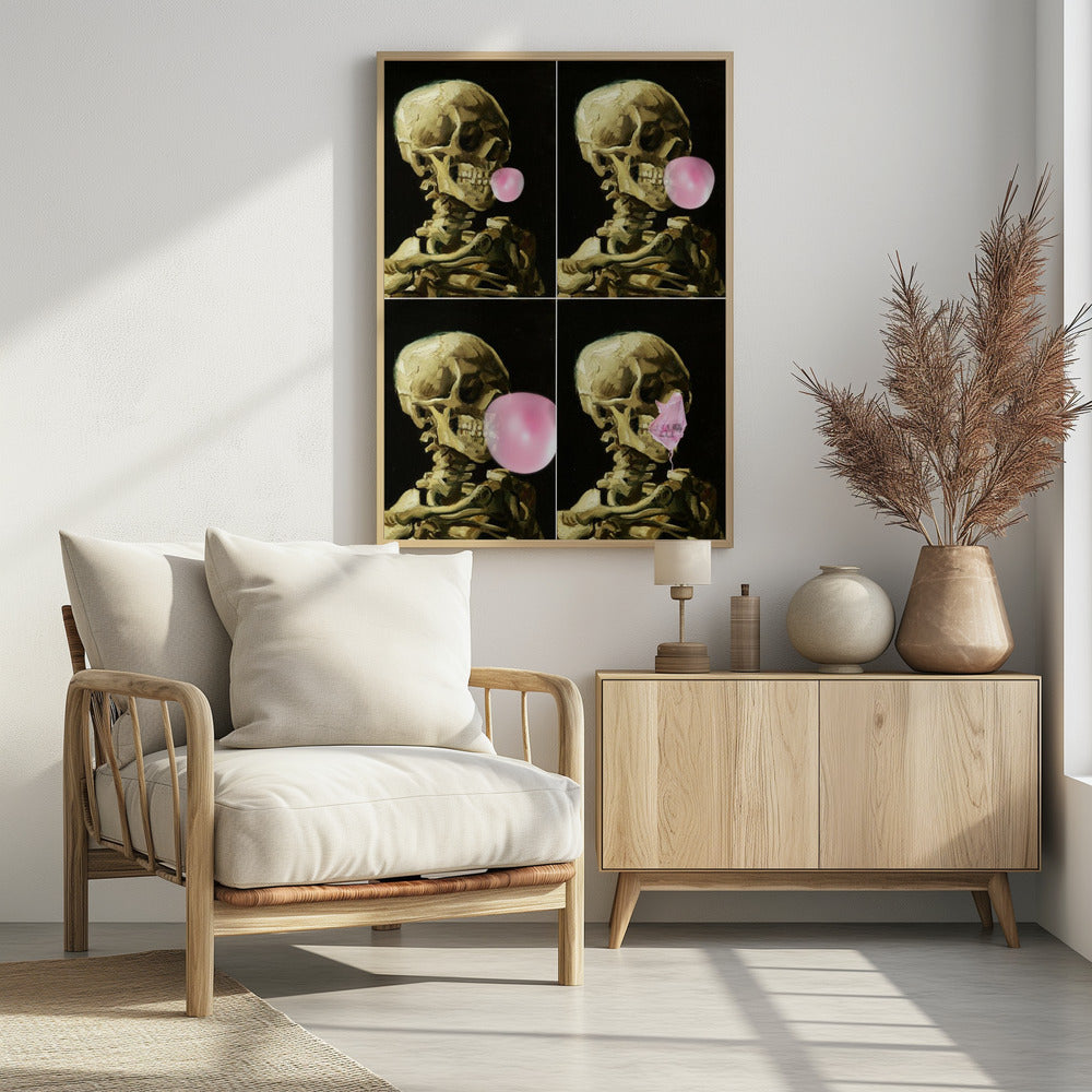 Schedelkauwgom-explosie | Poster