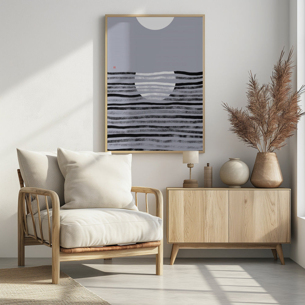 Verborgen Maan nr. 2 | Reflectie | Poster
