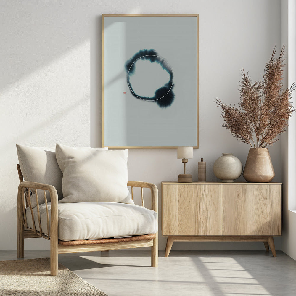 Cirkel nr. 2 | Blauw | Poster