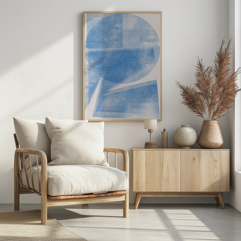 Azure Geometry | Poster