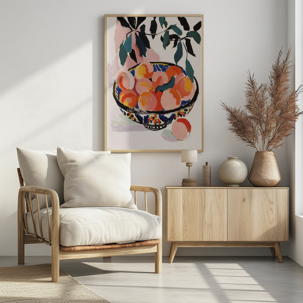 Kleurrijke fruitschaal | Poster