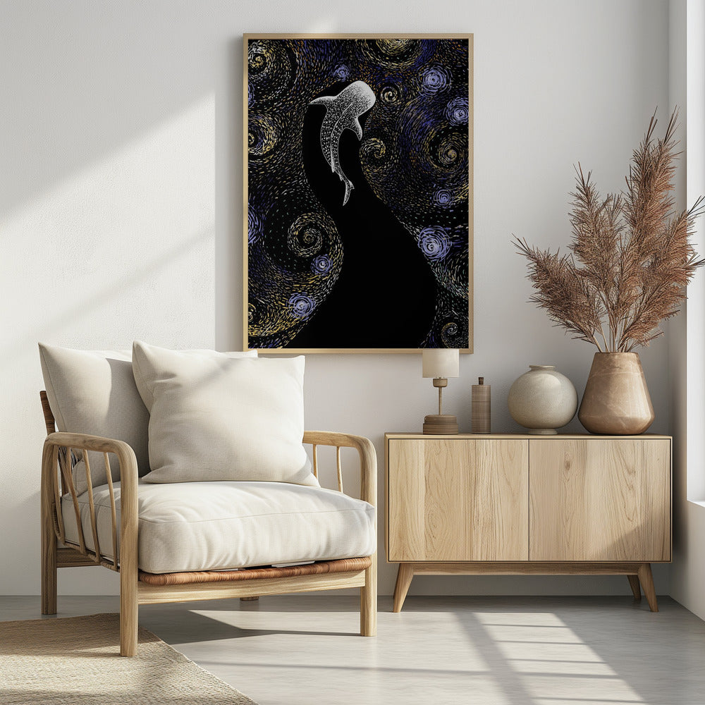 Sterreneter in Van Gogh-stijl | Poster
