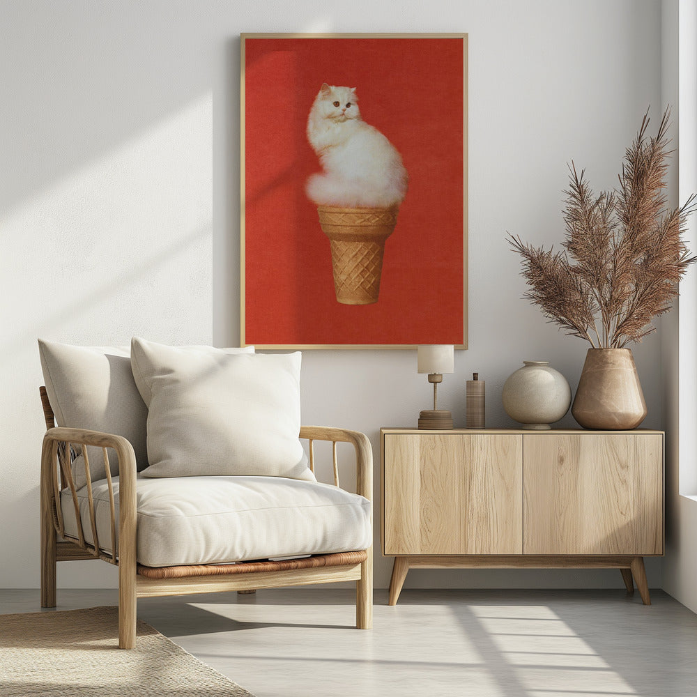 Kattenijs Rood | Poster