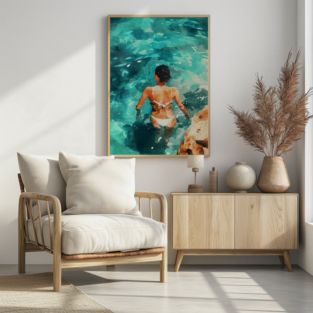 Portret van een vrouw 38 | Poster