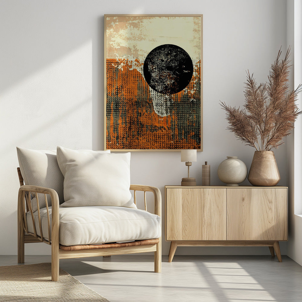 Eclipse over textuur | Poster