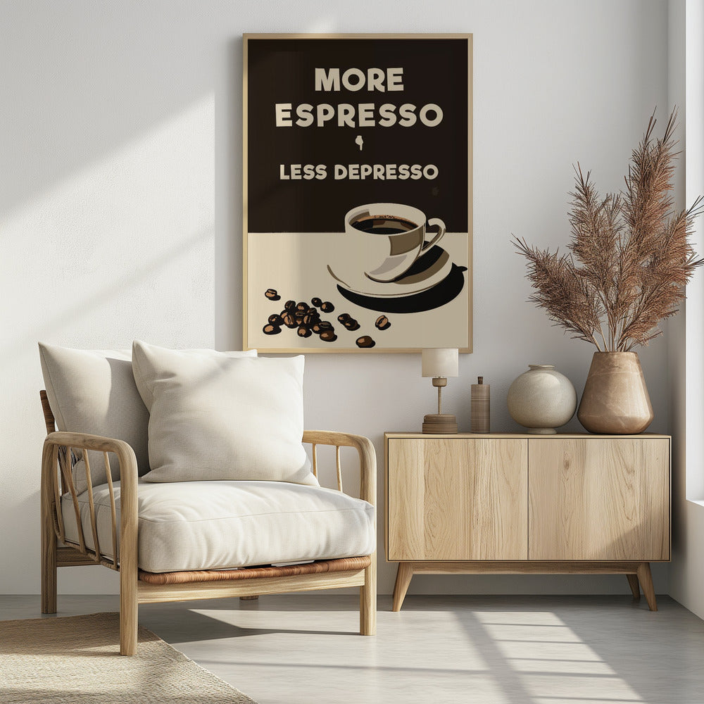 More Espresso - Less Depresso | Poster