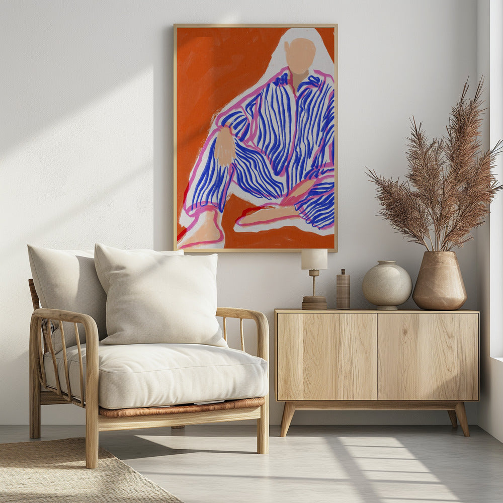 Gestreepte sereniteit | Poster