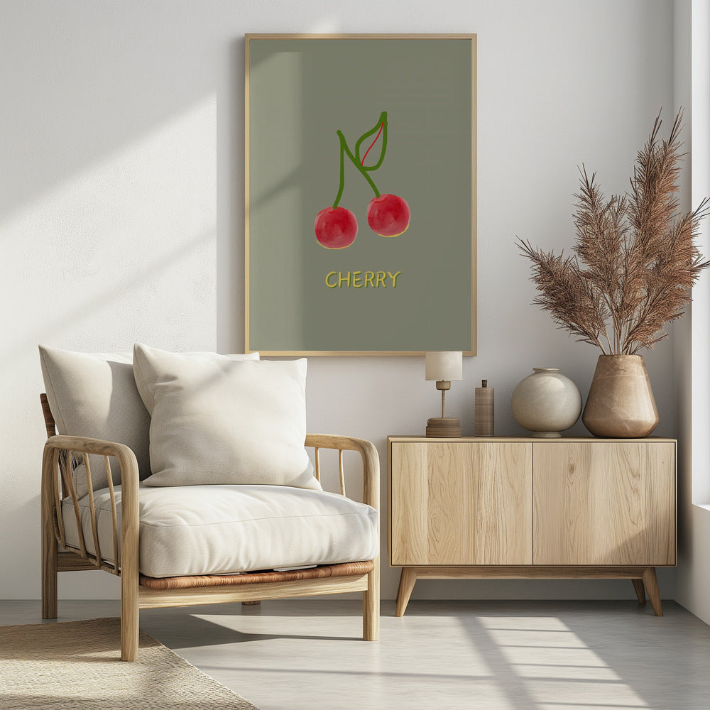 Cherry in Green | Poster