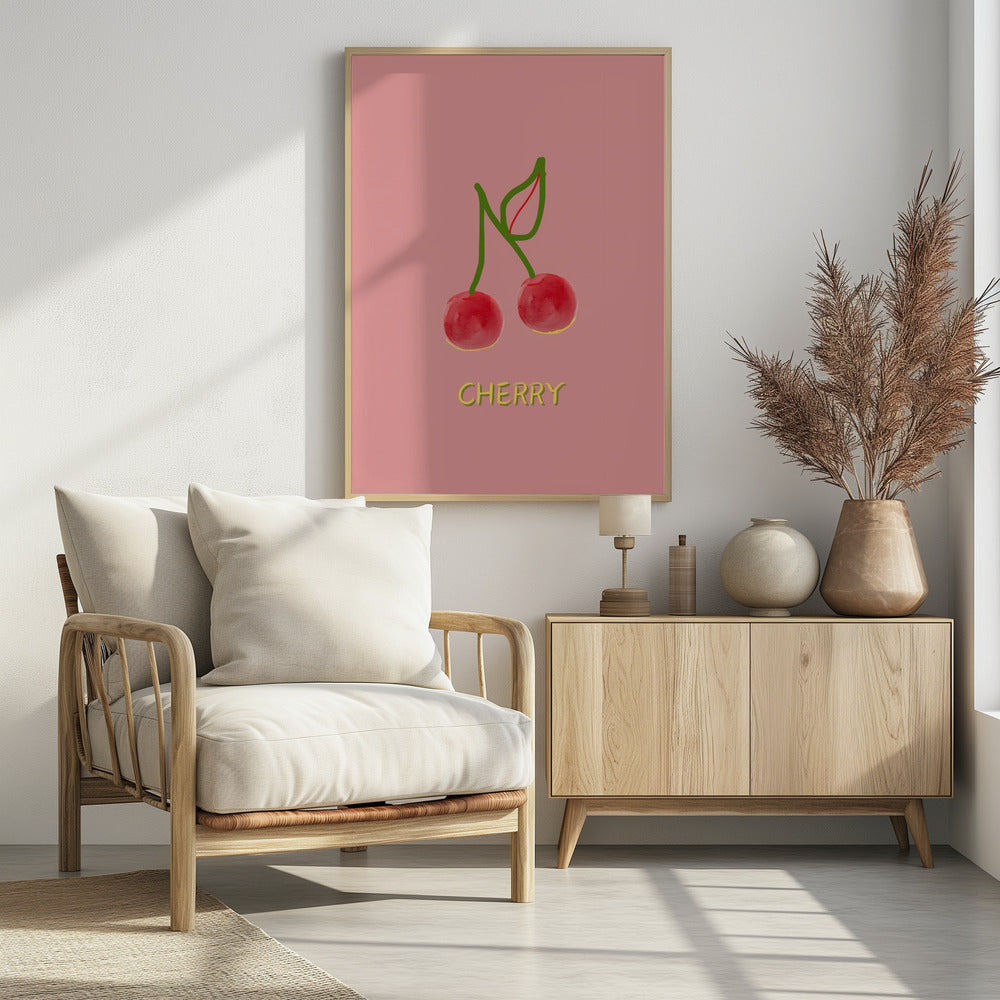 Cherry in Pink | Poster