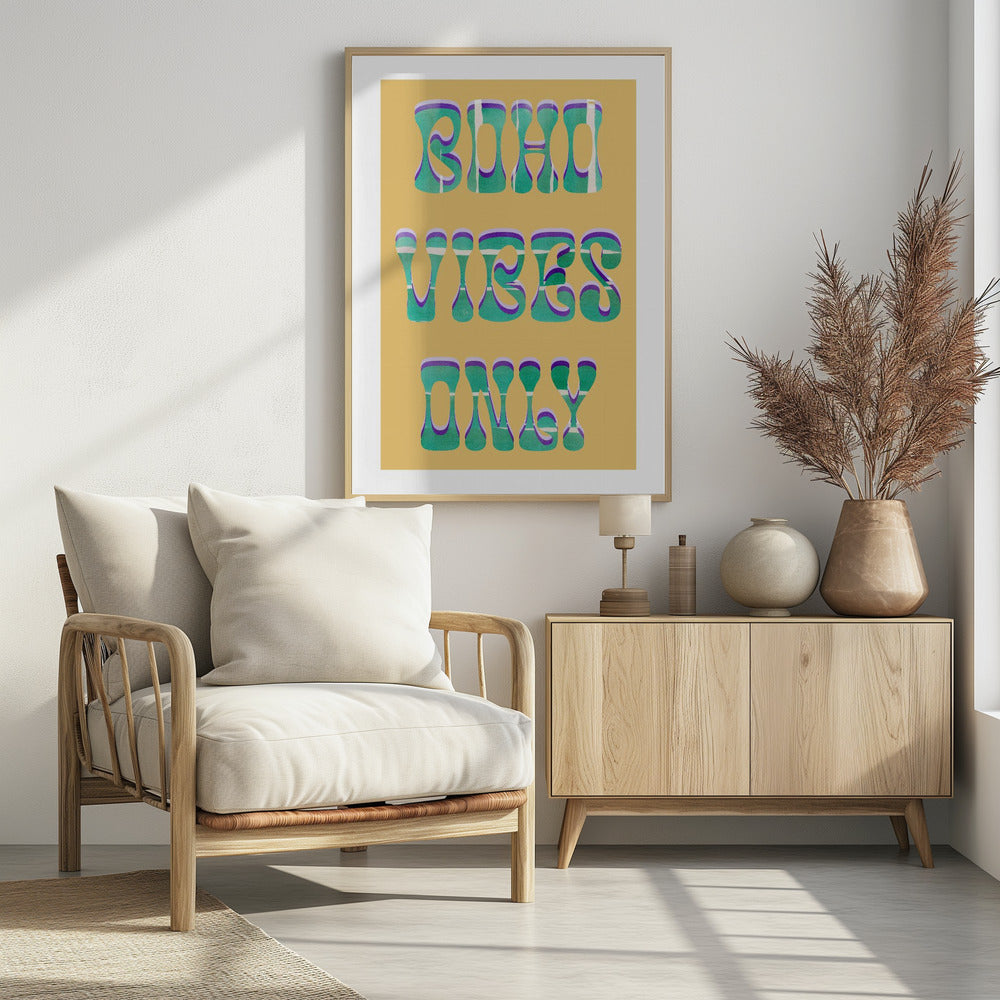 Alleen Boho Vibes | Poster