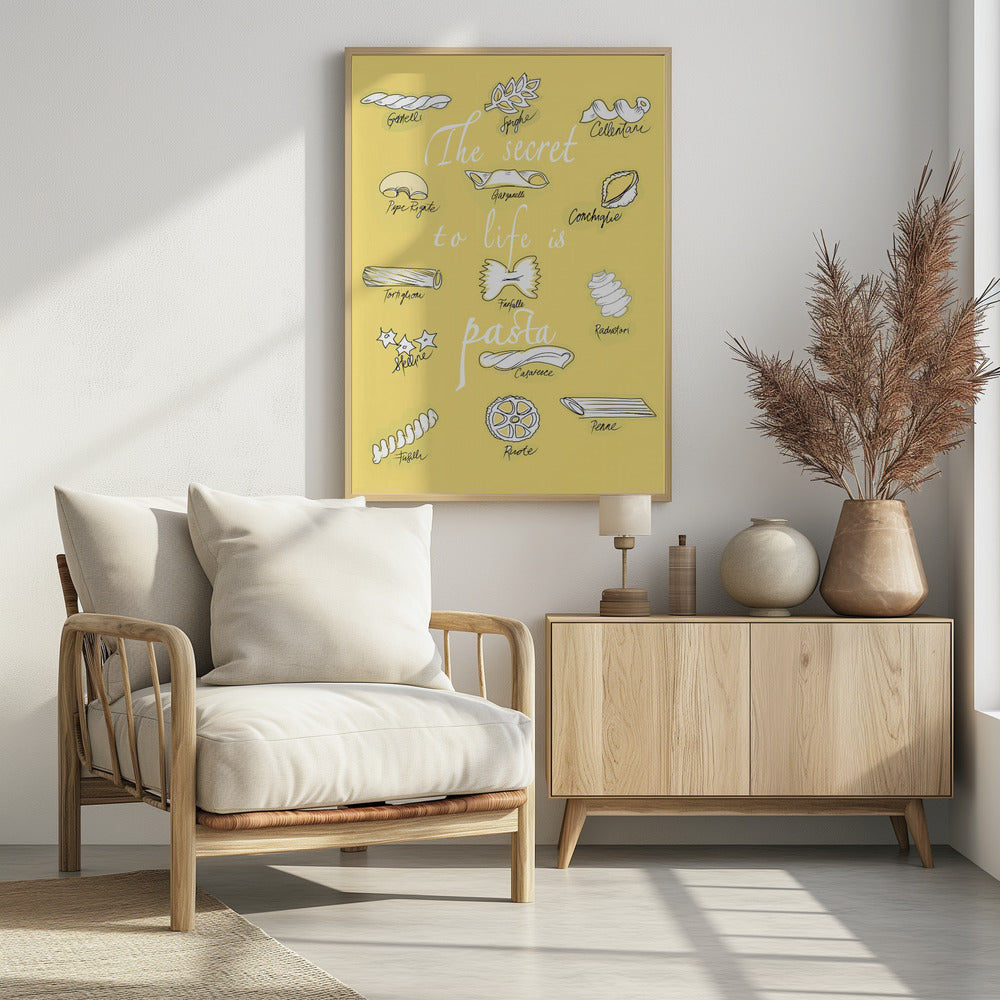 Het geheim van het leven is pasta | Poster