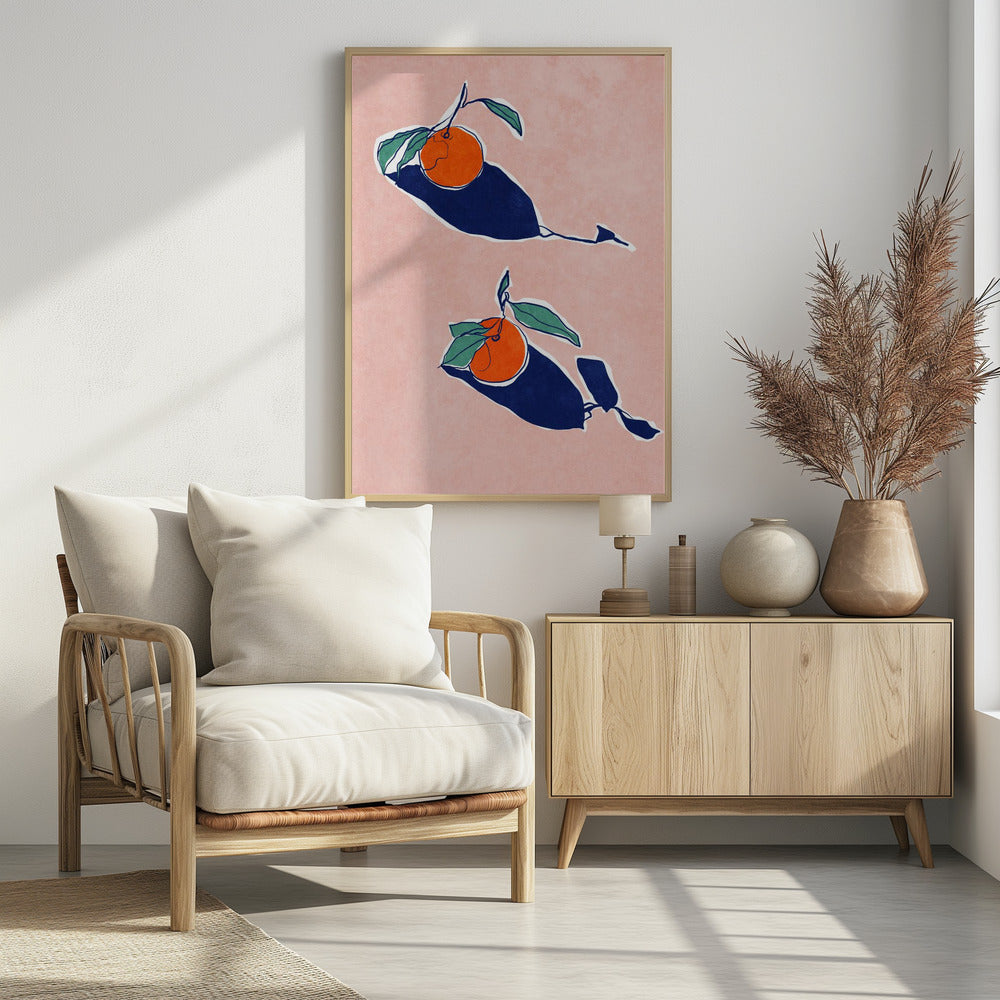 Abstract Oranges | Poster
