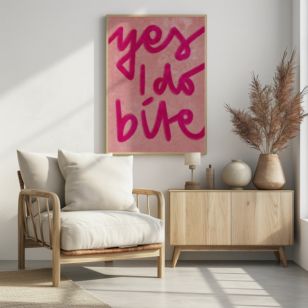 Yes I do bite | Poster
