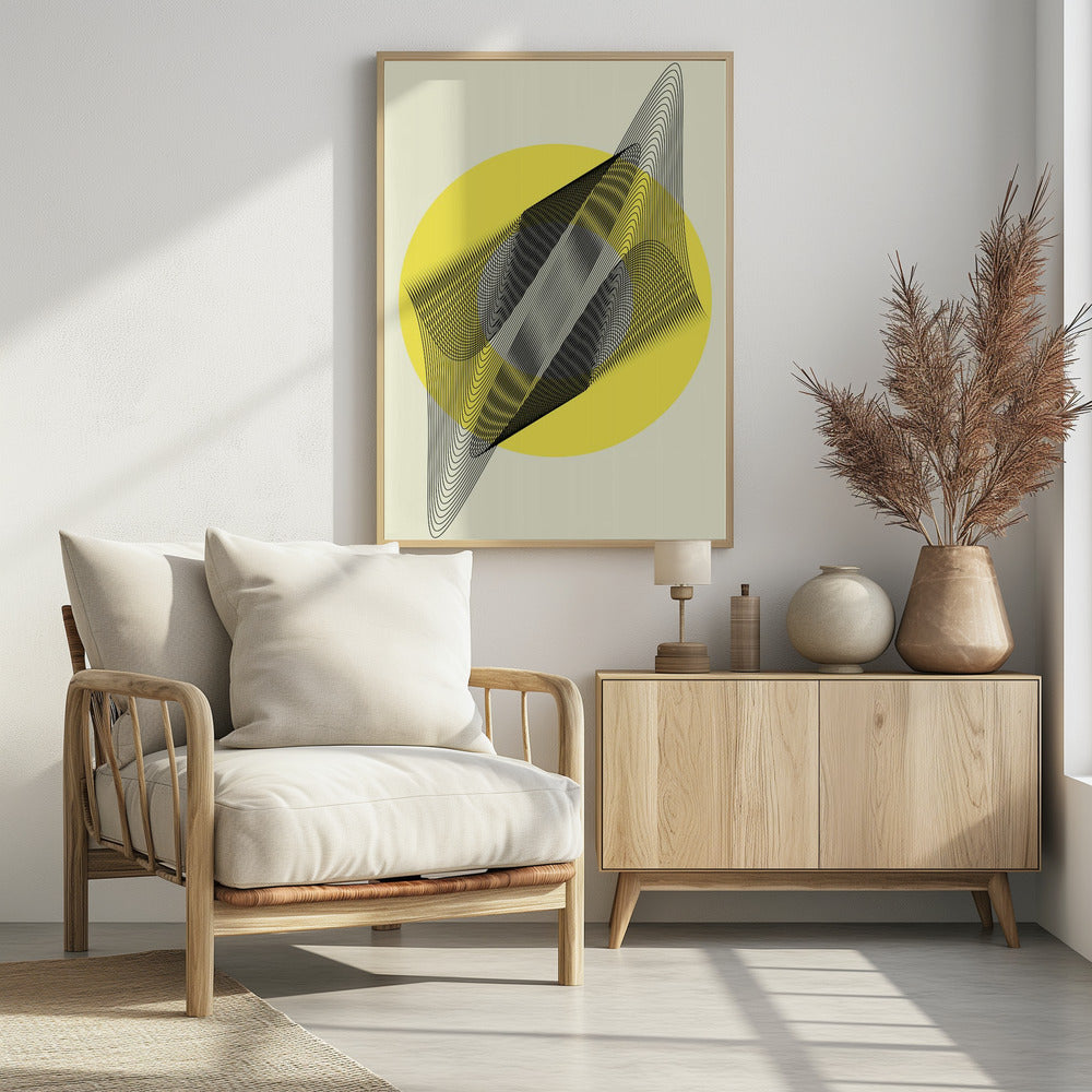 Abstract golvenlandschap | Poster