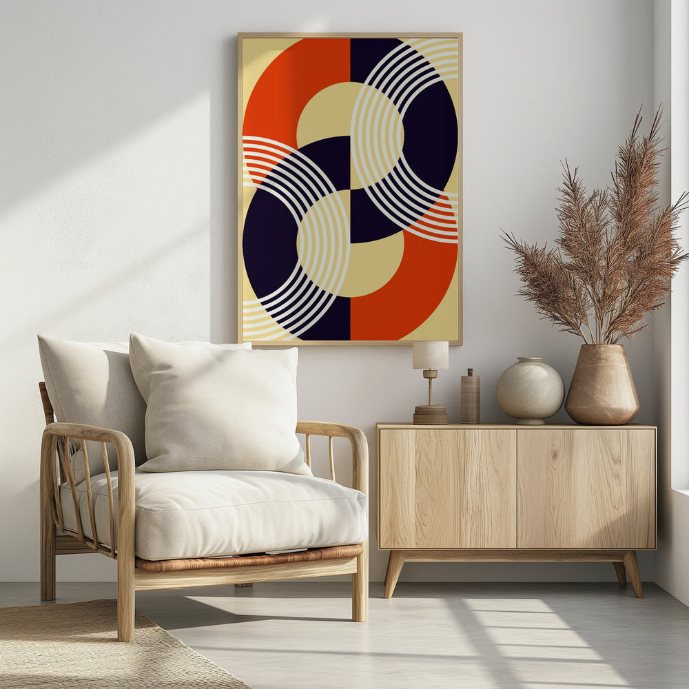 Verweven cirkels | Poster