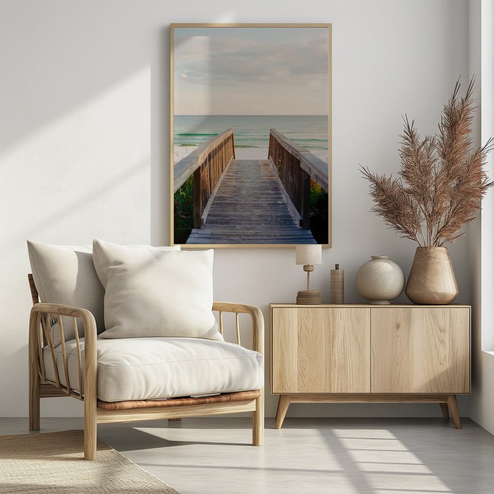 Pastel Oceaan Zonsondergang VIII | Poster