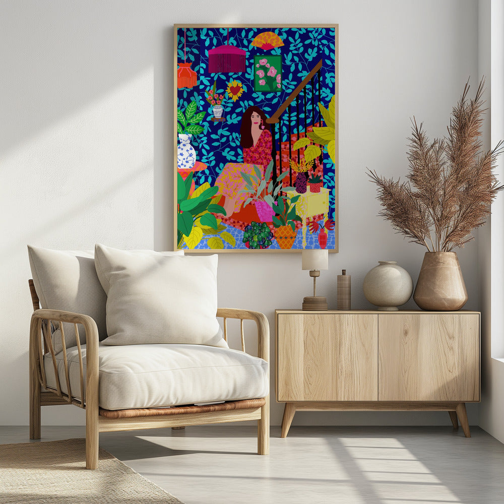 Girl At the Stairs | Poster