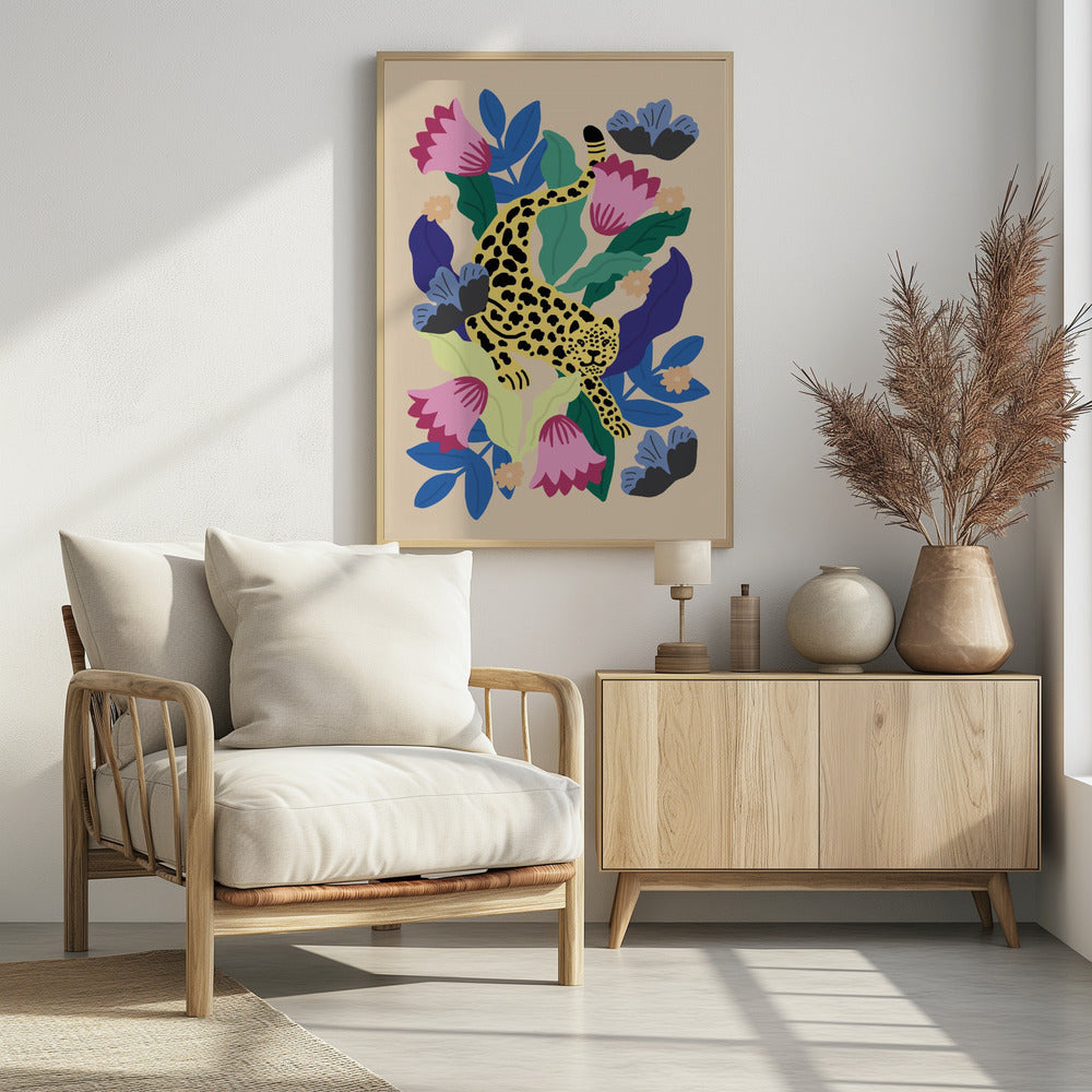 Bloemenluipaard | Poster