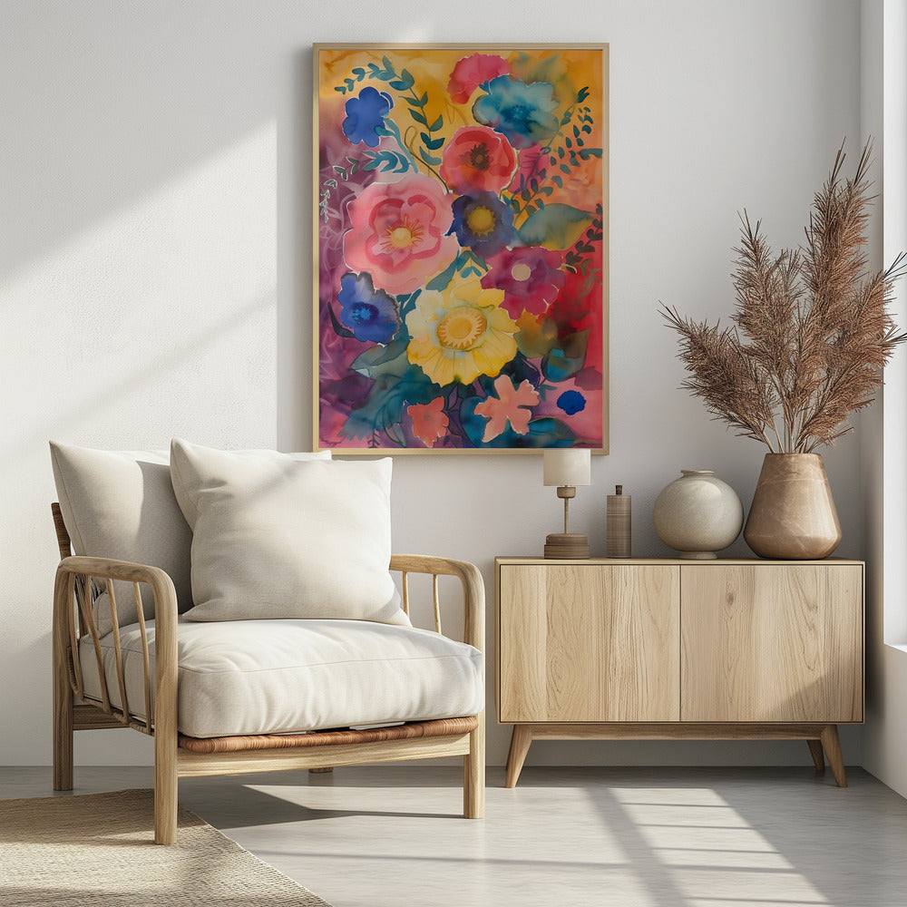 Watercolor Floral No. 6 | Poster
