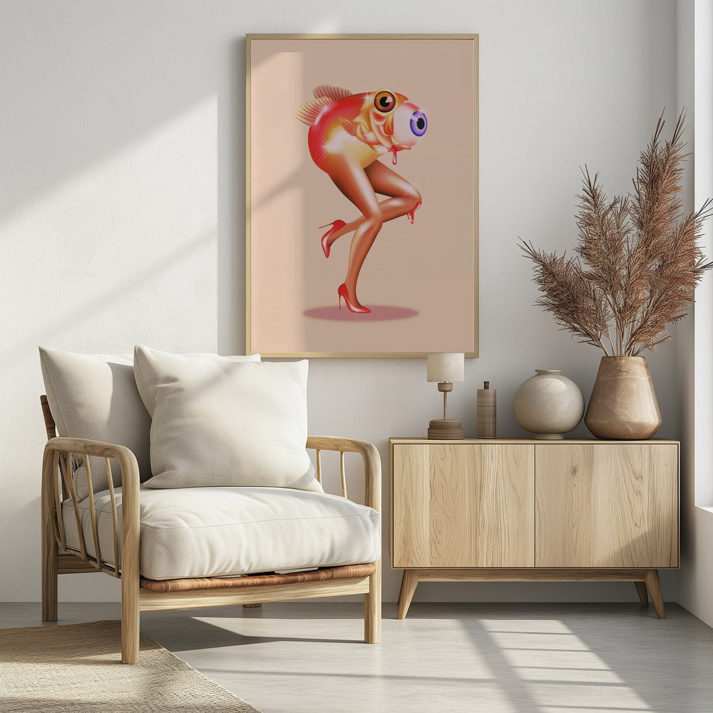 Vis met poten | Poster