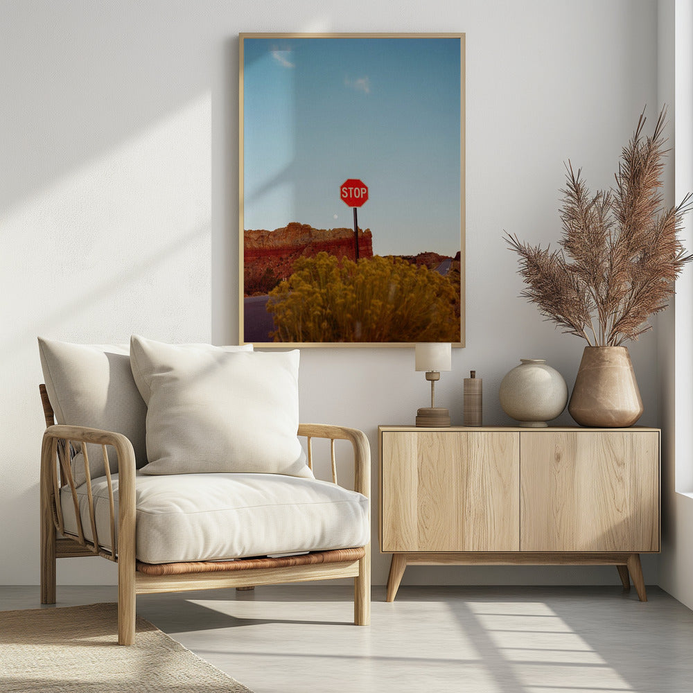 Zonsondergang in Abiquiu | Poster