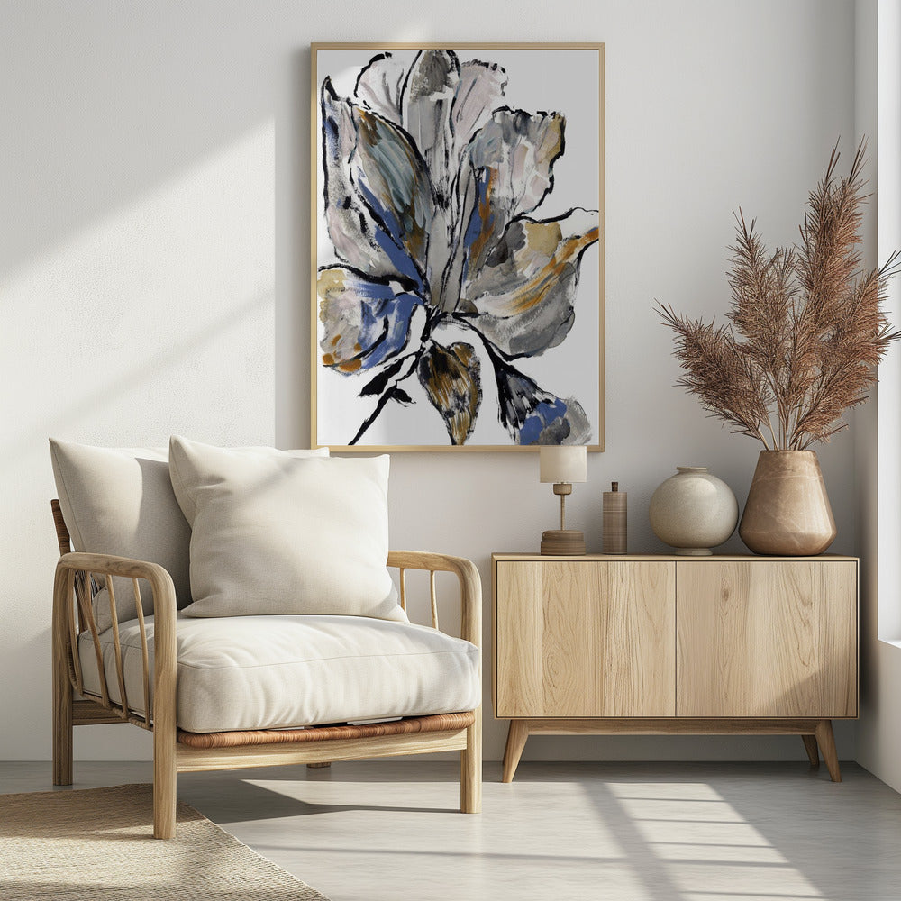 Le Jardin Botanique Blauwe bloem | Poster
