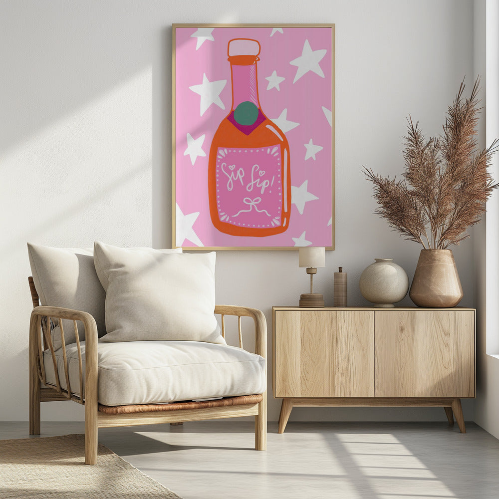 Sterren en slokjes | Poster