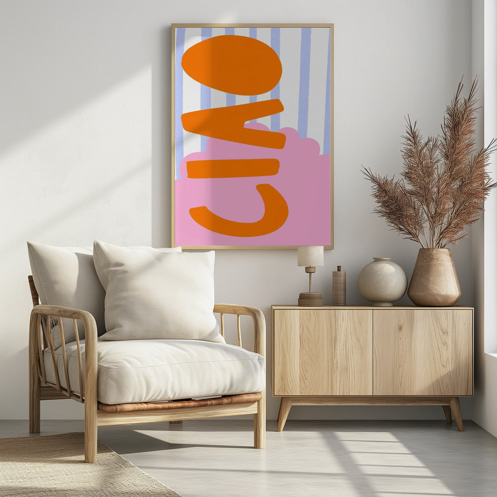 Parade met drijvende vormen | Poster