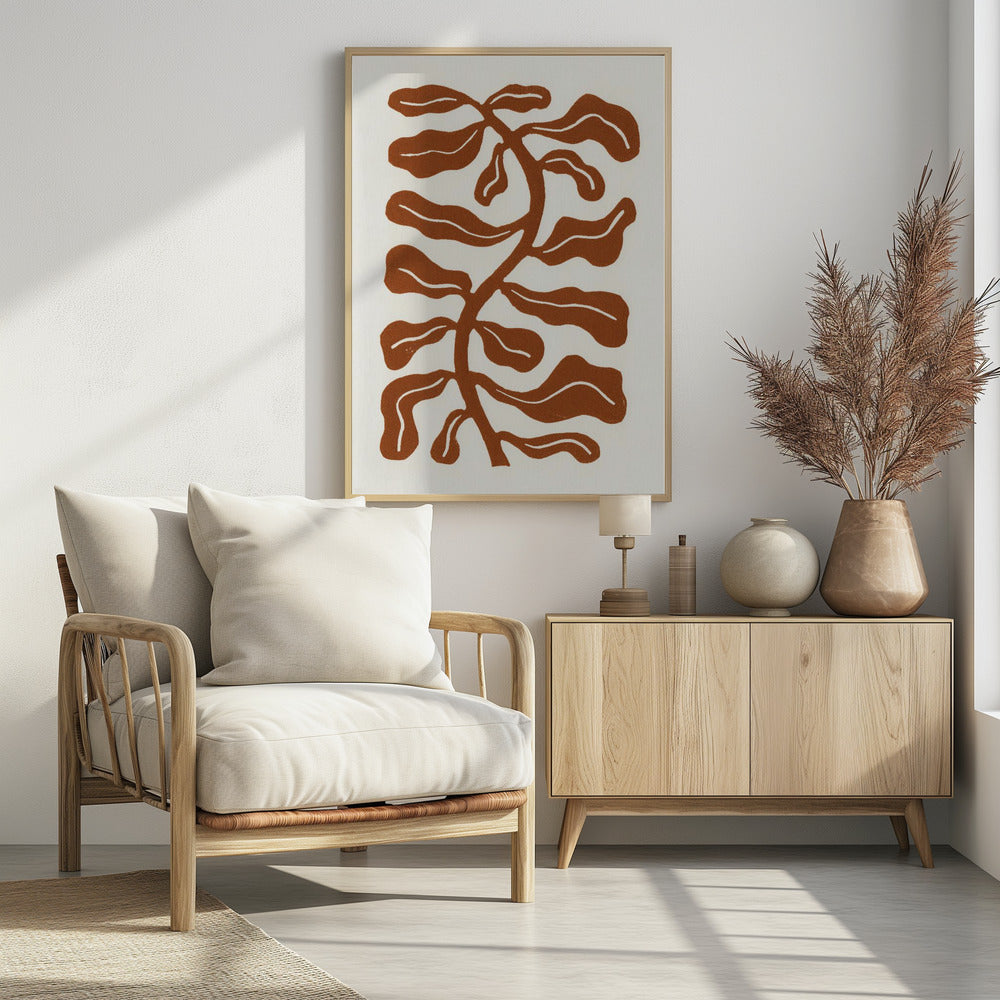 Wind Kissed Plant / Zadelbruin | Poster