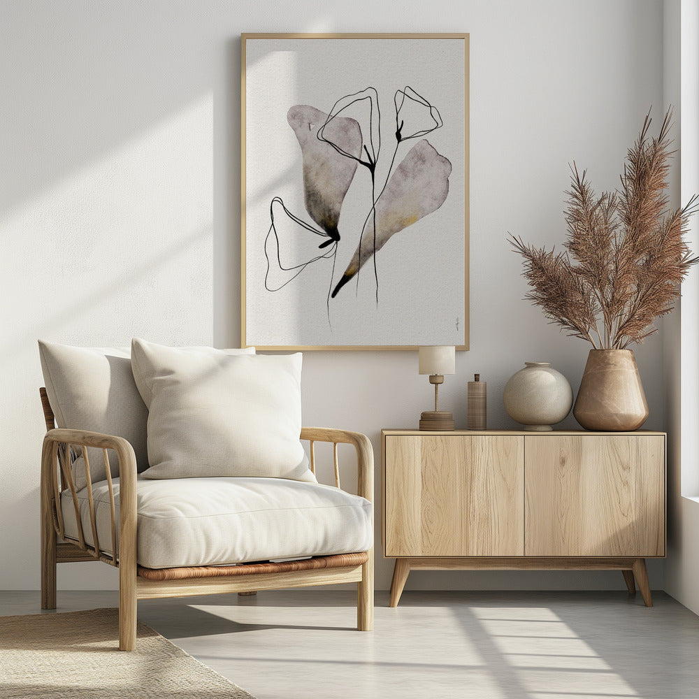 Fluisterende bloemen | Poster