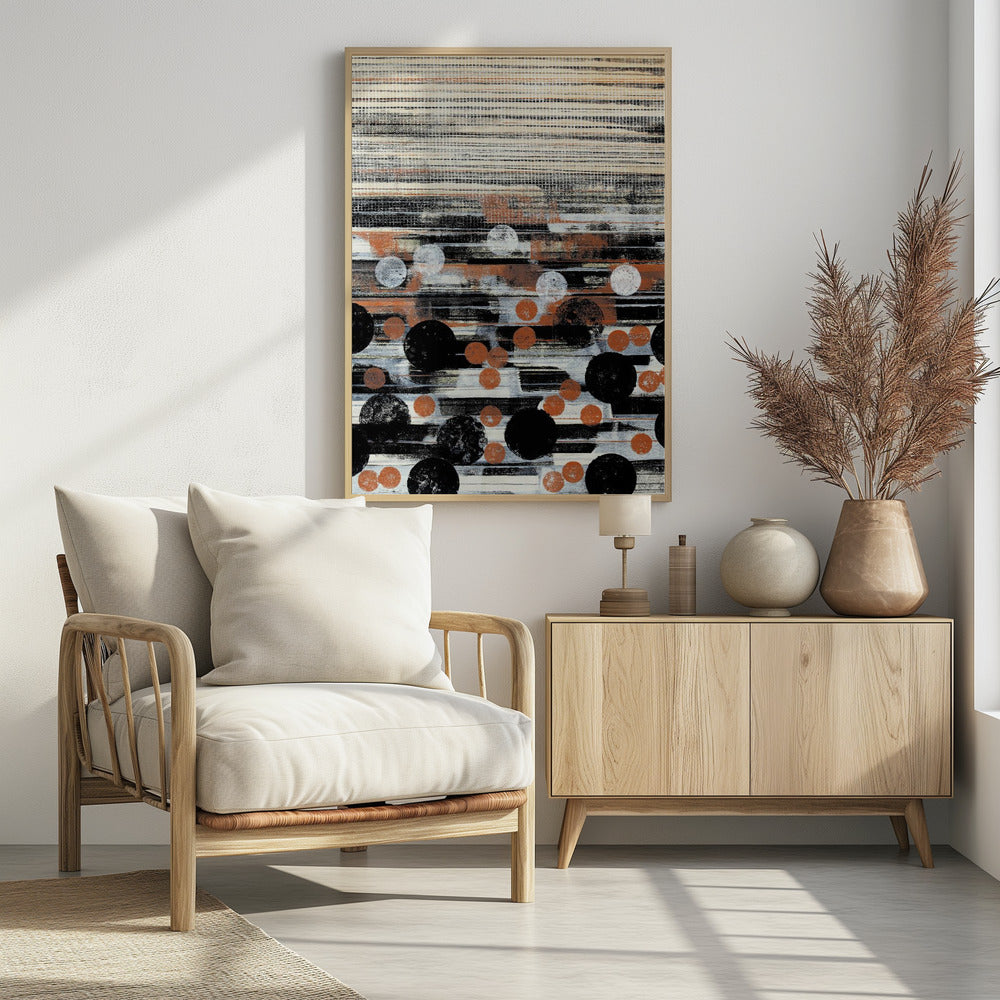Ritmisch Dotscape | Poster