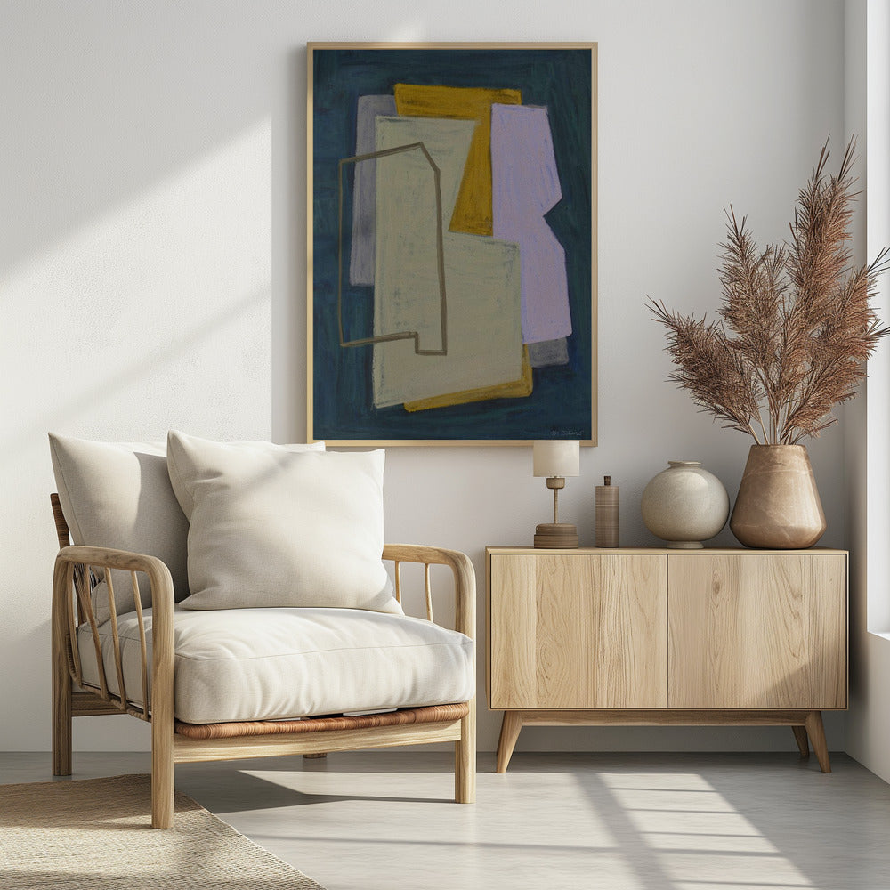 Chalk and Shapes 1 | Poster