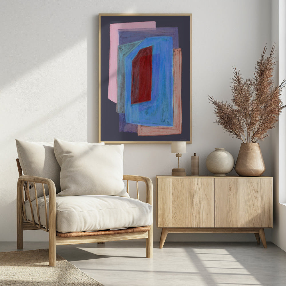 Chalks and Shapes 3 | Poster